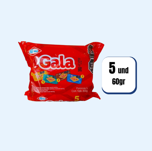 Ponque Gala 60gr 5 Und