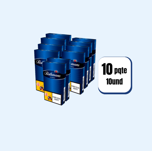 Cigarrillo Cartón Rothmans Azul 10 Paquetes  10 Und