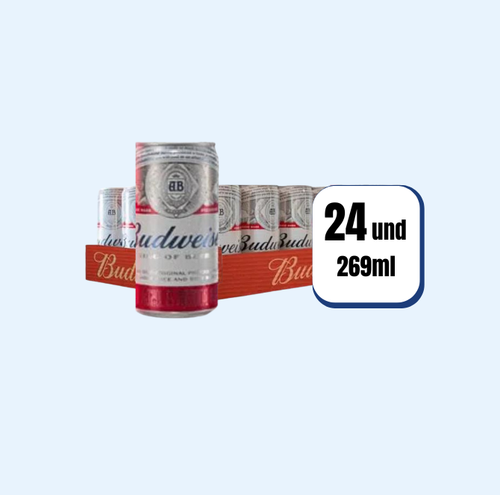 Cerveza Budweiser Lata 269ml 24 Und