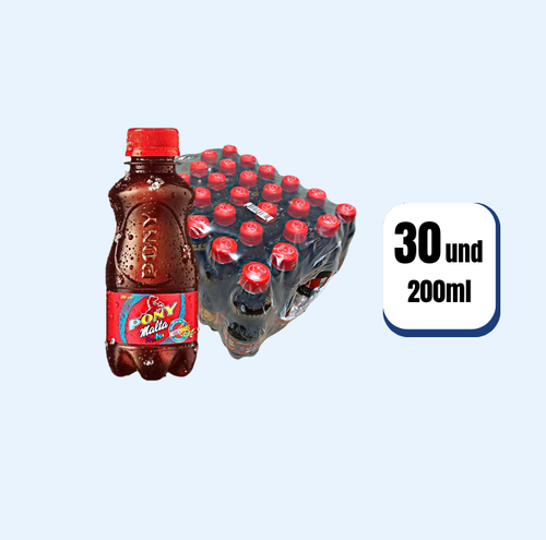Pony Malta Botella Pet 200ml 30 Und
