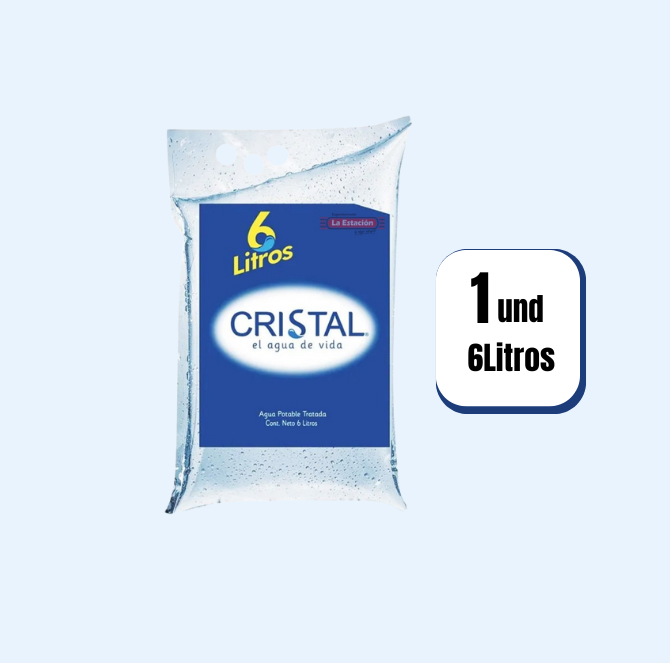 Agua Pura Bolsa 6 Litros