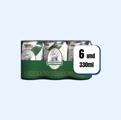 Cerveza Kaufmann Lata 330ml 6 Und