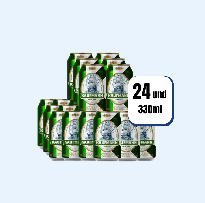 Cerveza Kaufmann Lata 330ml 24 Und