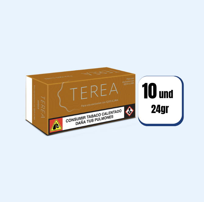 Cartón Terea Amber 10 Cajetillas