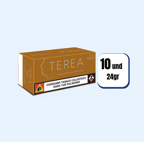 Cartón Terea Amber 10 Cajetillas