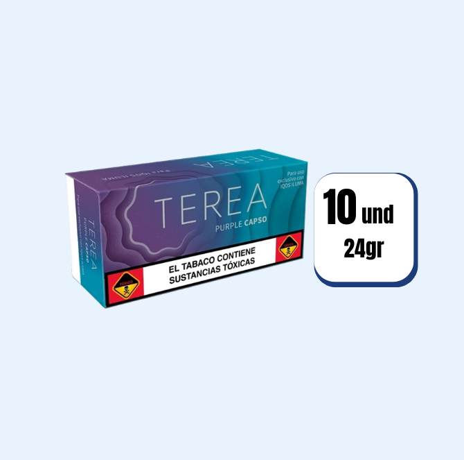 Cartón Terea Purple Capso 10 Cajetillas
