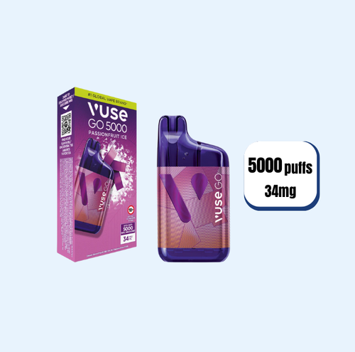 Vaper Vuse Capsulas Passion Fruit Ice 34mg 5000 Puffs