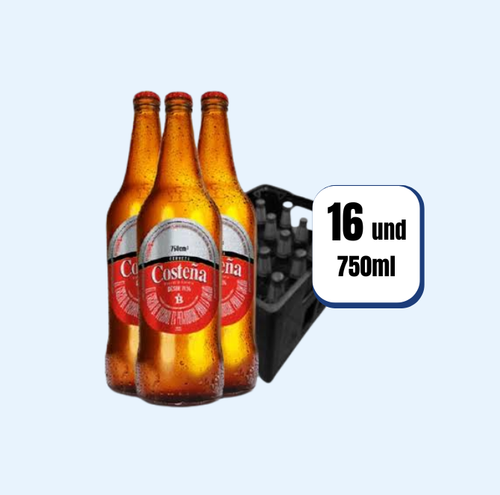 Cerveza Costeña Envase Retornable 750ml 16 Und