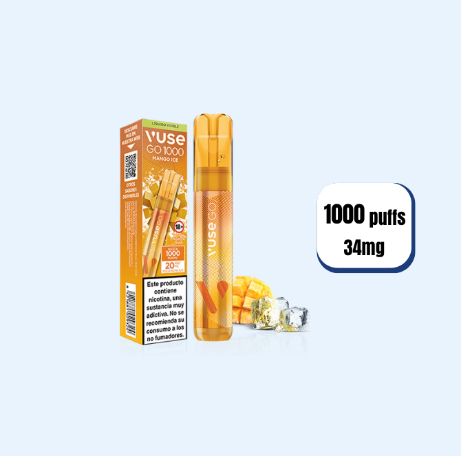 Vaper Vuse Capsulas Mango Ice 34mg 1000 Puffs
