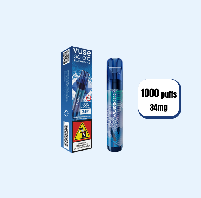 Vaper Vuse Capsulas Blueberry Ice 34mg 1000 Puffs