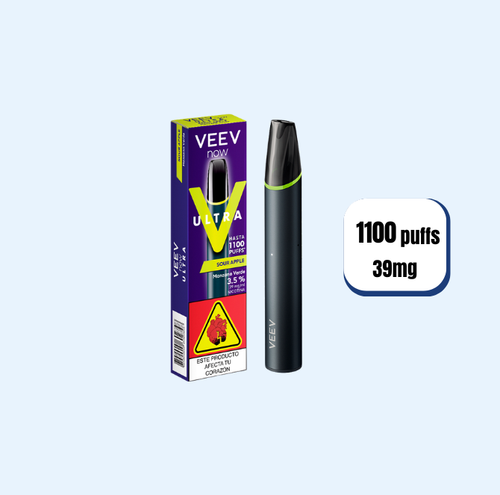 Vaper Veev Sour Apple 39mg 1100 Puffs