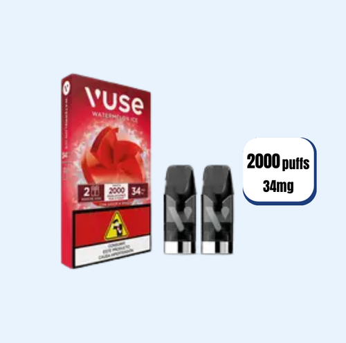 Vaper Vuse Capsulas Watermelon Ice 34mg 2000 Puffs