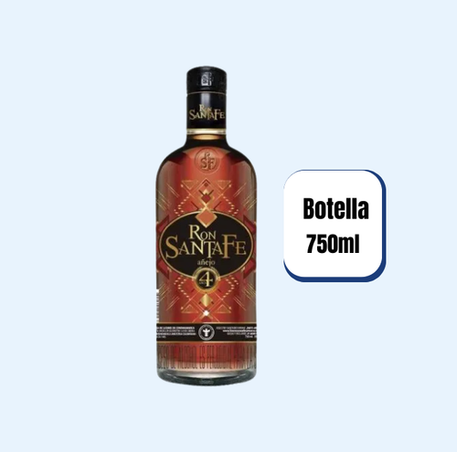 Ron Santa Fe Añejo 4 Años Botella 750ml