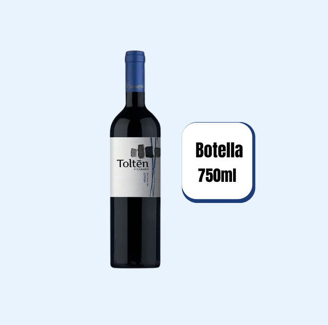 Vino Tinto Tolten Merlot Botella 750ml