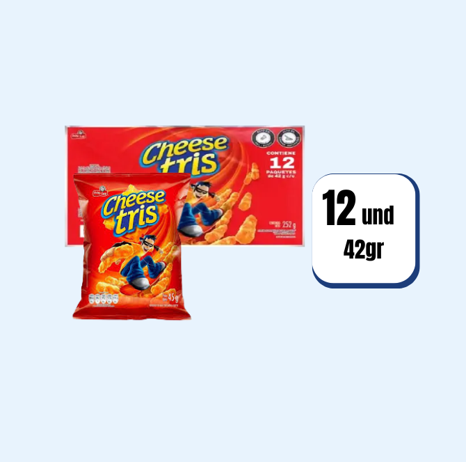Cheesetris 42gr 12 Und
