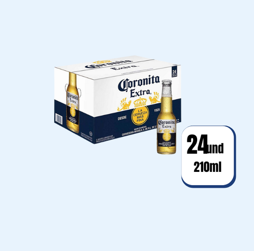 Cerveza Coronita Extra Botella 210ml 24 Und