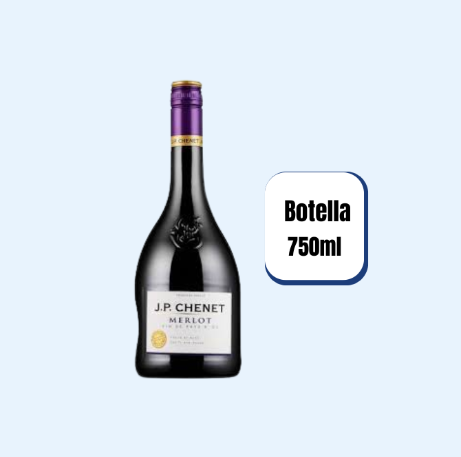 Vino Tinto Jp Chenet Merlot Botella 750ml