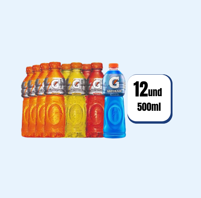 Bebida Hidratante Gatorade 500ml 12 Und
