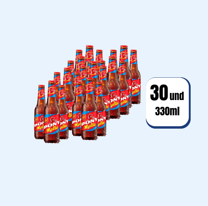 Pony Malta Botella Retornable 330ml 30 Und