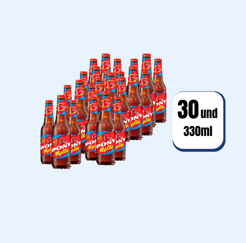 Pony Malta Botella Retornable 330ml 30 Und