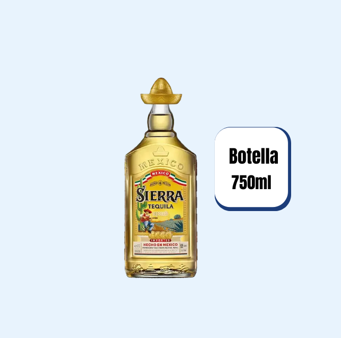 Tequila Sierra Reposado Botella 750ml
