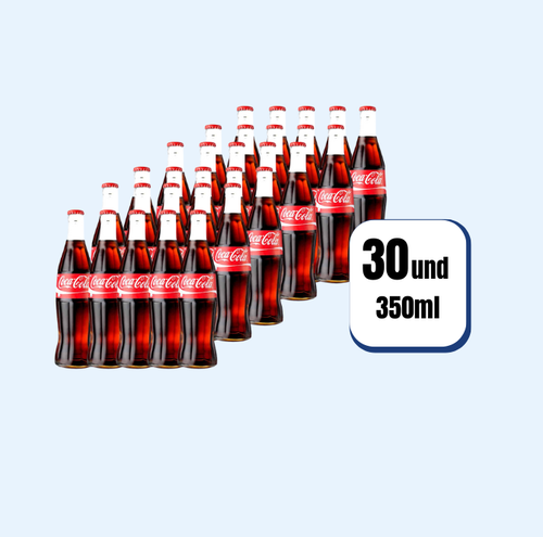 Gaseosa Coca Cola Retornable 350ml 30 Und