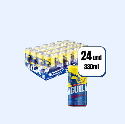 Cerveza Aguila Lata 330ml 24 Und