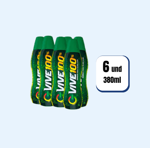 Energizante Vive 100 Pet Fusión 380ml 6 Und