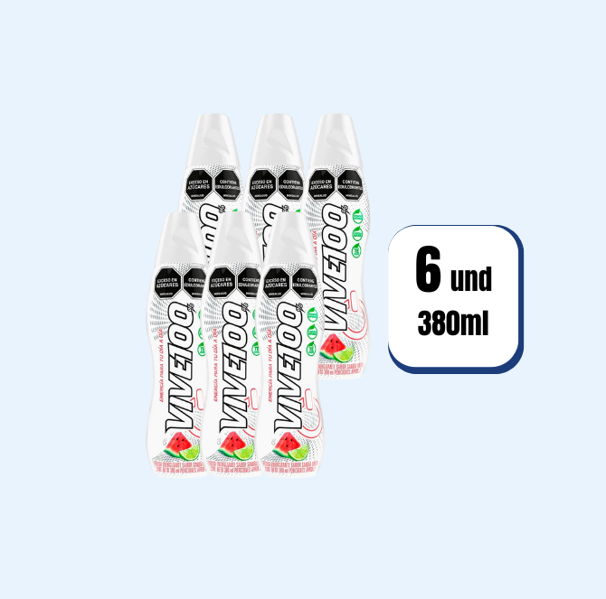 Energizante Vive 100 Pet Sandia Limón 380ml 6 Und