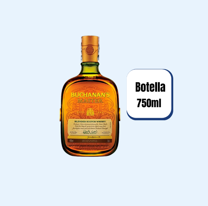 Whisky Buchanans Master Blended Botella 750ml