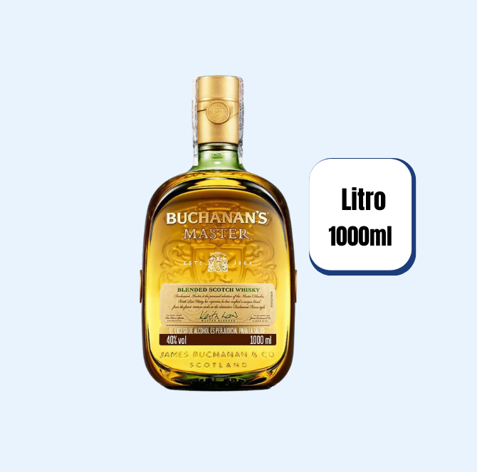 Whisky Buchanans Master Blended Litro 1000ml