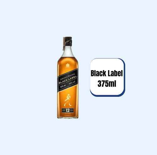 Whisky Johnnie Walker Black Label Blended Media 375ml