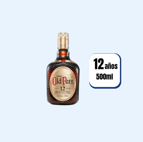 Whisky Old Parr 12 Años Blended Media 500ml