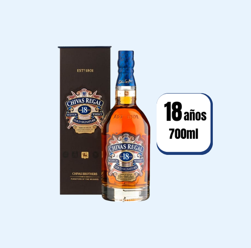 Whisky Chivas Regal 18 Años Botella 700ml