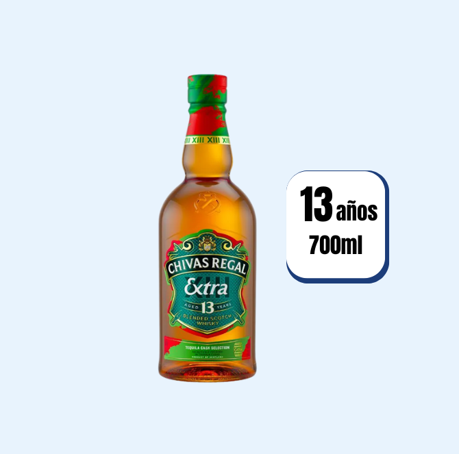 Whisky Chivas Regal Extra 13 Años Tequila Botella 700ml