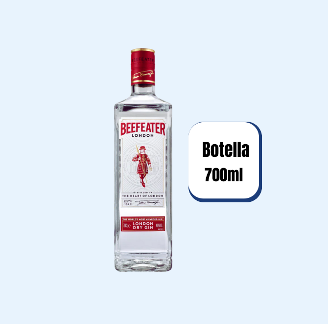 Ginebra Beefeater London Dry Botella 700ml
