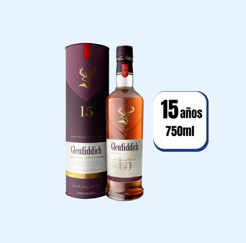 Whisky Glenfiddich 15 Años Botella 750ml