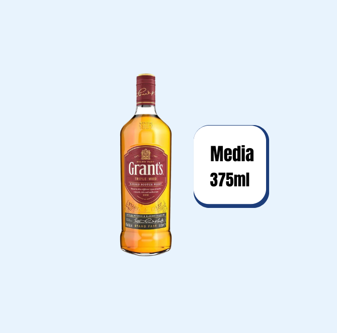Whisky Grants Triple Wood Media 375ml