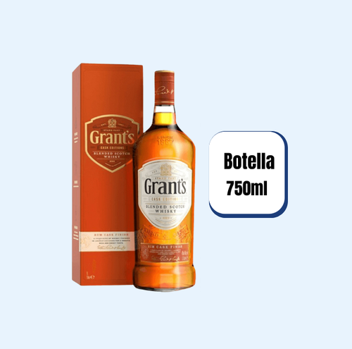 Whisky Grants Rum Cask Botella 750ml