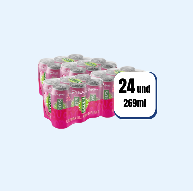 Cerveza Redds Rosé Lata 269ml 24 Und
