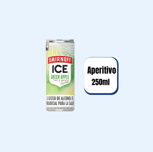 Coctel Smirnoff Ice Green Apple Lata 275ml