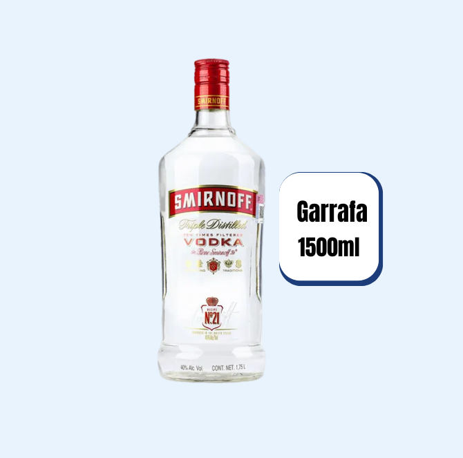 Vodka Smirnoff Red Label Garrafa 1500ml