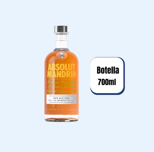 Vodka Absolut Mandarin Botella 700ml