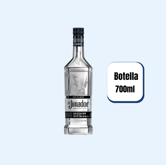 Tequila Jimador Cristalino Botella 700ml