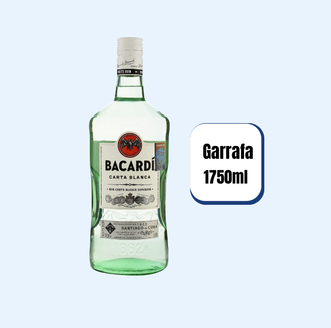 Ron Bacardí Carta Blanca Botella 1750ml