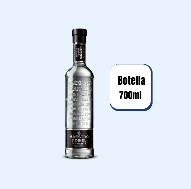 Tequila Maestro Dobel Diamante Botella 700ml