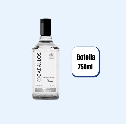 Tequila 3 Caballos Blanco Botella 750ml