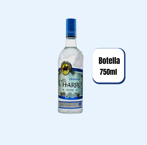 Tequila El Charro Silver Botella 750ml