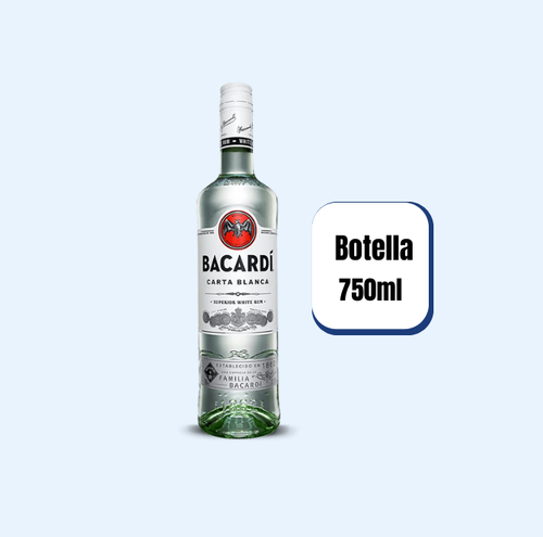 Ron Bacardí Carta Blanca Botella 750ml