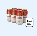 Cerveza Club Colombia Roja Lata 330ml 6 Und